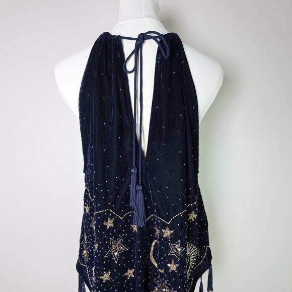 Free People Midnight Magic Embellished Tank in Midnight Size S - Picture 13 of 15